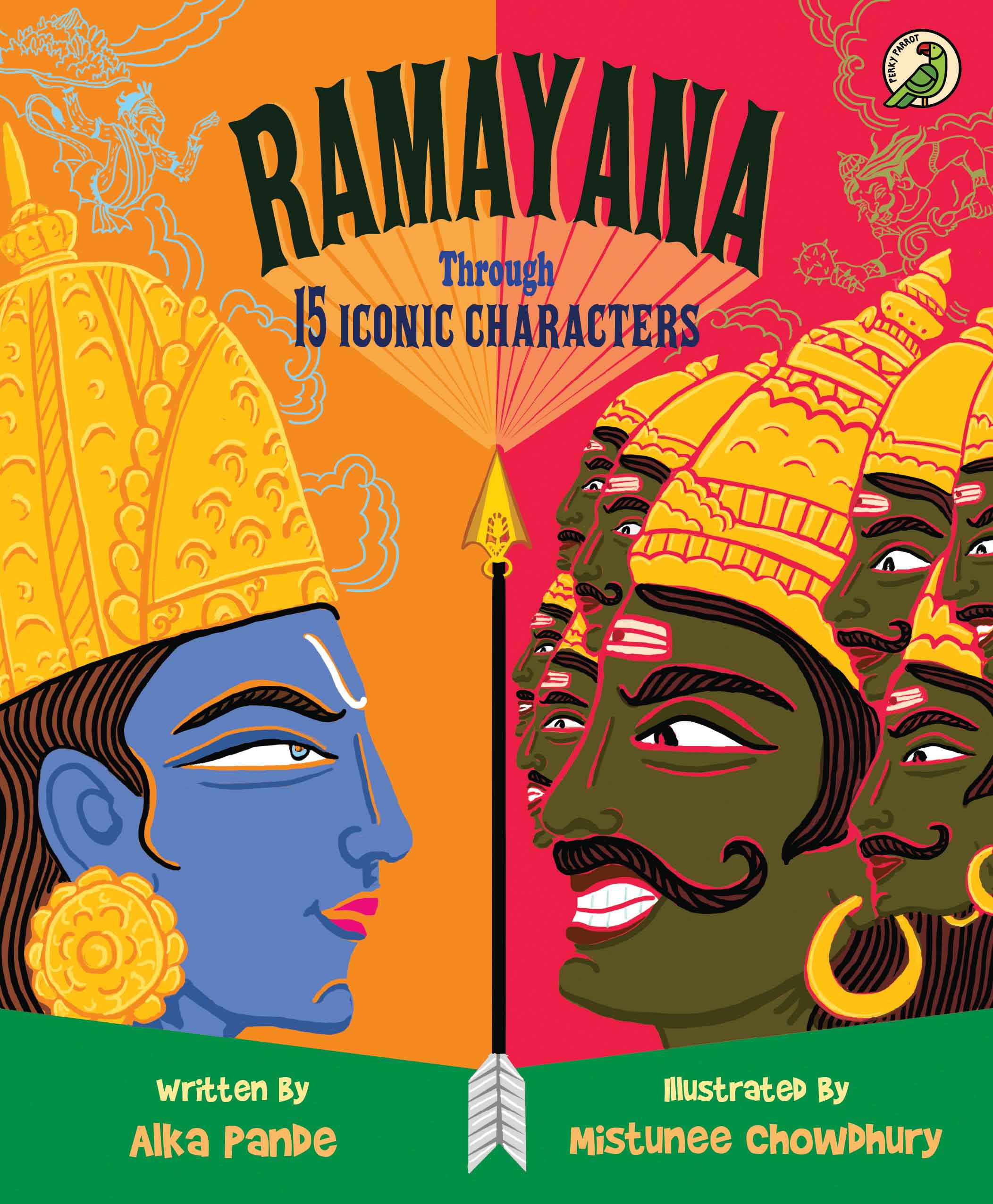 Ramayana Through 15 Iconic Characters Books